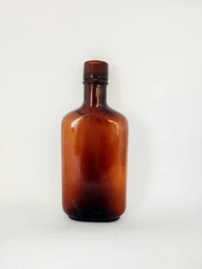 Vintage 1890er Bernstein Pint Schnapsflasche, mit "48" Prägung auf Boden - Bild 1 von 5