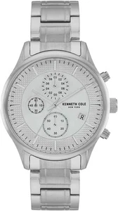 Kenneth Cole Mens Watch with Silver Dial and Silver Bracelet KC50956001 - Picture 1 of 3
