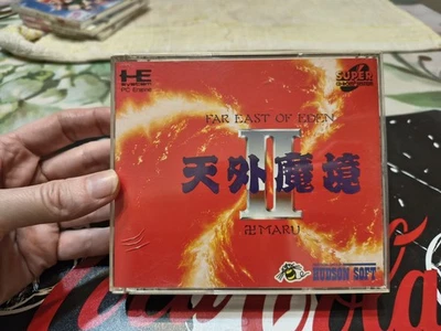 Far East Eden 2 Maru PC Engine Super CD Rom Jap Piú Mappa E Poster - Immagine 1 di 4