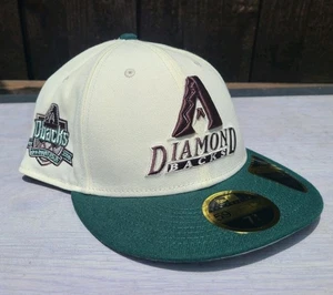 Arizona Diamondbacks MLB New Era low profile 59FIFTY hat 10th anniversary patch - Picture 1 of 8