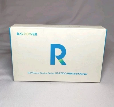 Carregador de bateria RAVPower NP-FZ100 e pacote com 2 recarregáveis 2040mAh - Imagem 1 de 2