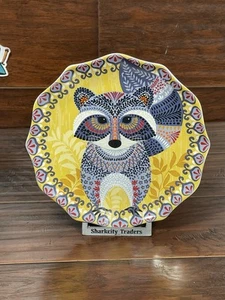 Pier 1 Imports Mapache Cosecha Critter Tribe 8” Placa de repuesto usada Alebrije - Imagen 1 de 9