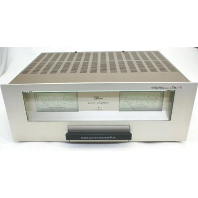 Amplificador de potência Marantz SM-6 estéreo classe A áudio prata vintage raro Japão - Imagem 1 de 4