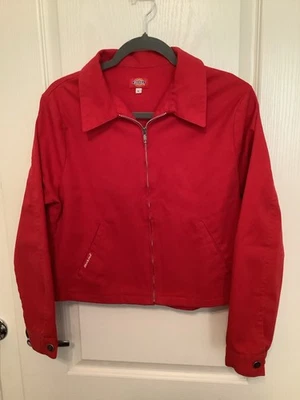 Vintage Y2K Dickies Girl Red Jacket, Size Large, VG condition - Image 1 of 4