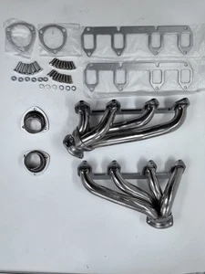 Stainless Shorty Hugger Exhaust Headers for Ford Big Block FE 330/360/390/428 - Picture 1 of 11