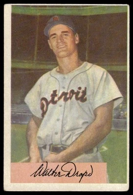 1954 Bowman #7 Walt Dropo Detroit Tigers VGEX 50179 - Image 1 of 2