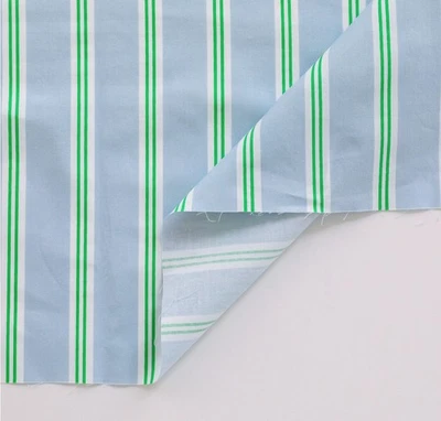 Tela de algodón sarga ancha años 40 patrón de rayas 160 cm ancho por 90 cm corte 3 colores Foto 1 de 4