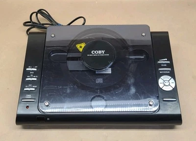 Coby CX-CD377 CD Stereo System AM/FM/CD & Alarm - Tested & Working! - Image 1 of 4