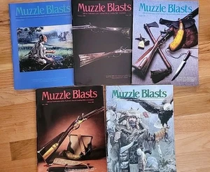 1998 Muzzle Blasts Magazine Black Powder Muzzleloading Rifle  (5) Issues - Picture 1 of 1