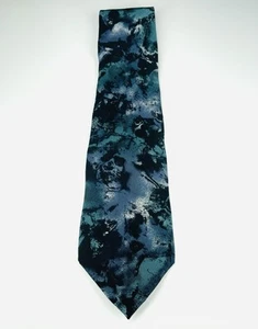 Men’s Ruffini Gianfranco Long Made In Italy 100% Silk Abstract Print Tie Art - Picture 1 of 7