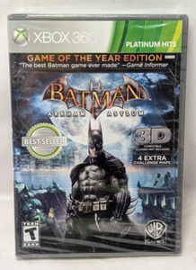 Batman Arkham Asylum Game of the Year Platinum Hits Edition (Xbox 360) NEW NIB - Bild 1 von 4