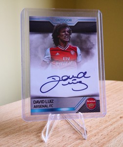 David LUIZ SIGNED autographed card TECHNIQUE 2020 Outdoor Editions RARE!