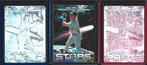 Joe Mauer 2007 Fleer Soaring Stars 3-Card Lot Including (2) 1/1 Printing Plates - Picture 1 of 2