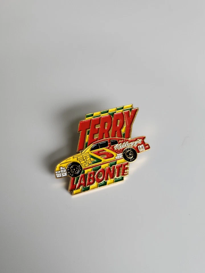 Terry LaBonte Hat Jacket Lapel Pin #5 Kellog's Texas Terry The Iceman NASCAR Cup - Image 1 of 4