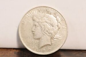 1927 D Silver Peace Dollar