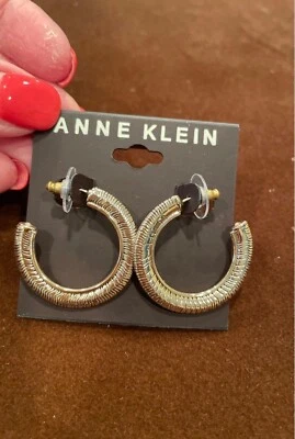 Pendientes de aro Anne Klein cadena serpiente c Foto 1 de 2