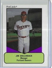 1990 ProCards #264 Jim Shellenback Portland Beavers (Minnesota AAA Affiliate)