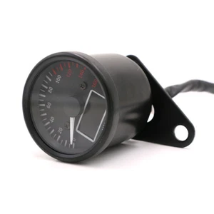 Motorcycle Black LCD Speedometer Odometer Fuel Meter Multifunction Gauge Touring - Picture 1 of 7