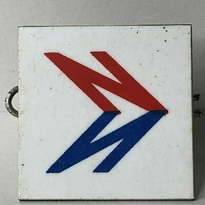 1970's National Bus Company Drivers Cap Badge Mica On brass 2 lugs 30x30 mm - Picture 1 of 3