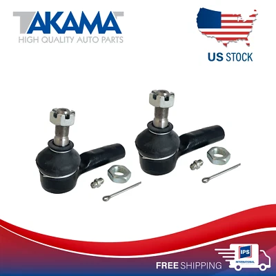 2 Pcs Front Outer Tie Rod End Set for Corolla Rav4 Camry xA xB Prism Celica - Image 1 of 4