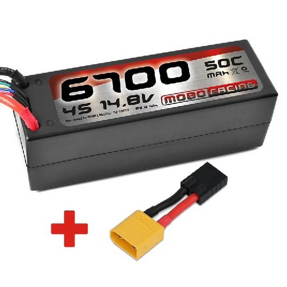 mobo-racing TRX-LiPo 4S 14,4V 6700mAh 50C Power Racing Akku Traxxas - Bild 1 von 1