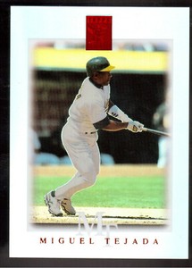 2003 TOPPS TRIBUTE CONTEMPORARY #80 MIGUEL TEJADA RED #109/225