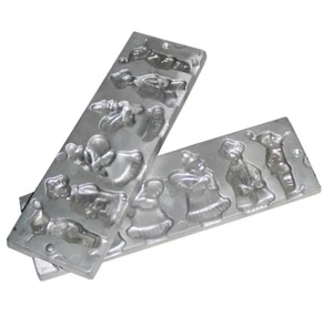 RUSSISCHE VINTAGE UDSSR GUSSEISEN BONBONIERE LUTSCHER FORM NEUJAHR НОВОГОДНЯЯ - Bild 1 von 5