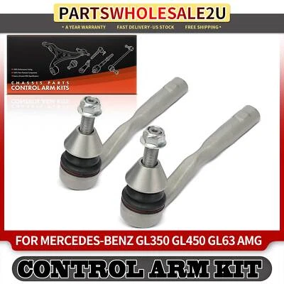 2x Front Outer Tie Rod End for Mercedes-Benz GL350 GL450 GL63 AMG GLS550 ML400 - Image 1 of 4