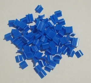 Risk and Castle Risk 1990 Board Game Replacement Parts: 91 Blue Army Pieces - Picture 1 of 1