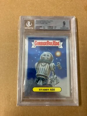 2013 garbage pail kids Chrome OS1 Rare C-Variation Starry Ari #13c BGS 9 - Image 1 of 2