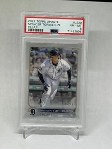 2022 Topps Update Spencer Torkelson Clear #06/10 Rookie RC #US20 PSA 8 NM-MT - Picture 1 of 4