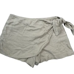 Anthropologie Shorts Women's Size 6 (32 in. waist) Linen / Viscose Blend Tan - Picture 1 of 12