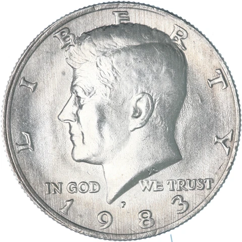 1983 P Kennedy Half Dollar CN-Clad Uncirculated US Coin See Pics Z838 Cover