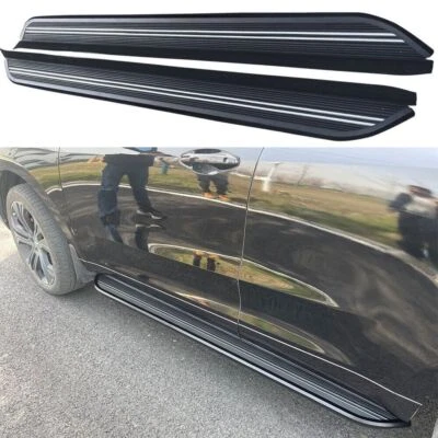 2Pcs fits for Audi Q7 2009-2015 Running Boards Side Step Nerf Bars Protector - Imagem 1 de 4