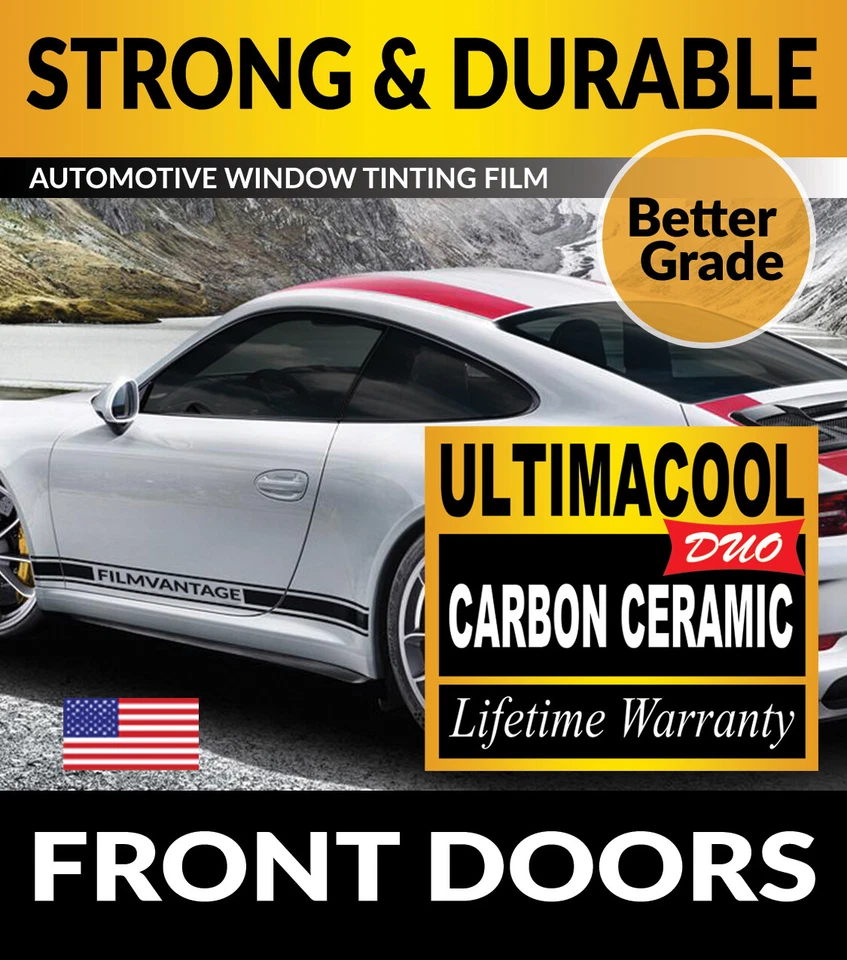 UCD PRECUT FRONT DOORS WINDOW TINTING TINT FILM FOR LAND ROVER LR3 05-09 - Image 1 of 1