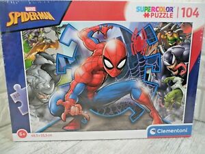 New & Sealed Clementoni 27116 SPIDERMAN -104 Pieces Jigsaw Puzzle  Ideal Xmas