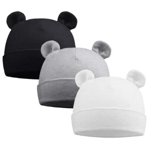 Newborn Hospital Hat 0-12Months Preemie Boys Girls Beanie Solid Infant Baby H... - Picture 1 of 6