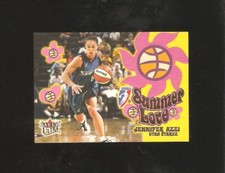 jennifer azzi,  2002 ultra wnba summer love,insert,