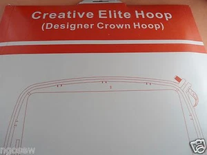 Designer Crown Hoop 260x200mm Viking Designer Ruby deLuxe Platinum #413116501 - Picture 1 of 2