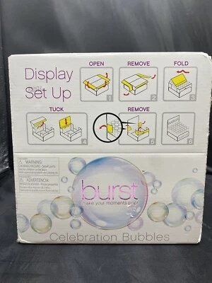Bubbles Burst Celebration 2 oz 36 pk w/ Wands Party Favor Kids Games Birthday - Image 1 of 4