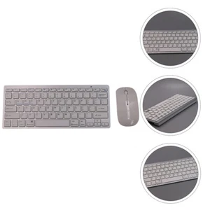 Wireless Keyboard Mouse Silent Office Home Computer Accessory No Battery - Afbeelding 1 van 12