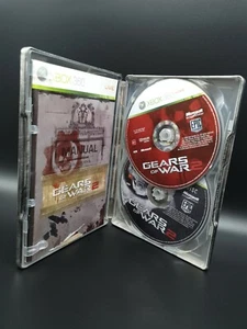 XBOX 360 LIVE GEARS OF WAR 2 LIMITED EDITION 2X GAMES - FREE POSTAGE - Picture 1 of 4