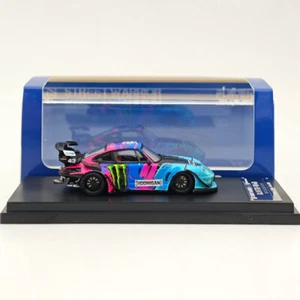 1/64 STREET WARRIOR Porsche 993 RWB Monster Energy painting Hoonigan Diecast Car