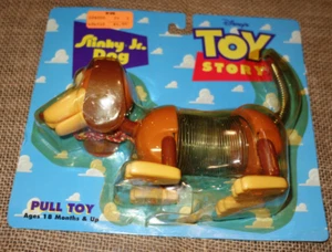 Disney TOY STORY Slinky Jr Dog Pull Toy 1996 NEW James - Picture 1 of 7