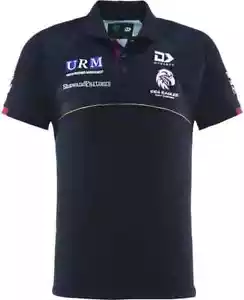 Manly Sea Eagles 2025 NRL Mens Black Media Polo Shirt Sizes S-7XL BNWT - Foto 1 di 4