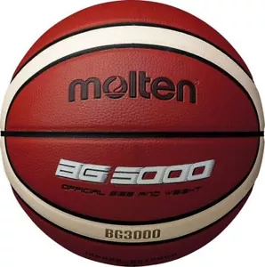 Molten 3000 Synthetic Basketball-Tan/White-Size 5 - Picture 1 of 2