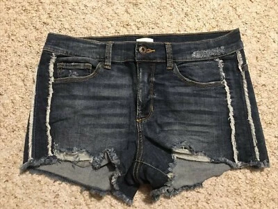 Sneak Peek Jean Shorts Women's sz Medium Stretch Distressed Cut Off (Waist 30") - Image 1 of 4