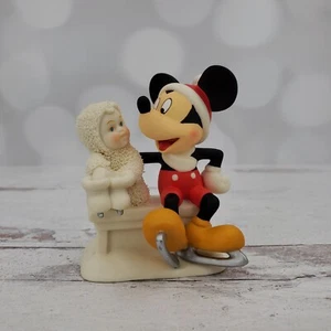 2006 Dept 56 Snowbabies Disney's "Skating with Mickey" Christmas Figurine - Picture 1 of 7