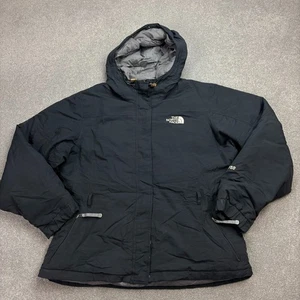 North Face Jacket Womens X Large Black 550 Goose Down Artic Parka Hood Lady* - Picture 1 of 11