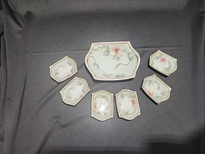 Nippon 7 teiliges Set handbemalte Schalen antik 1891-1921 - Bild 1 von 14